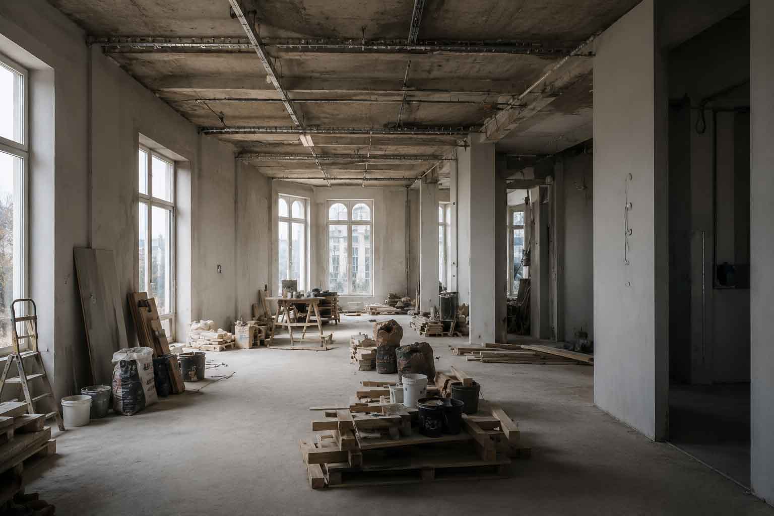 Uitvoering van renovatiewerken